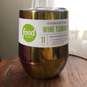 Food Network Wine Tumbler- iridescent rainbow